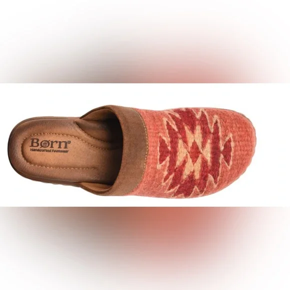 Born Bandy Blankets Clog - Rust Blanket Combo - Picture 4 of 12